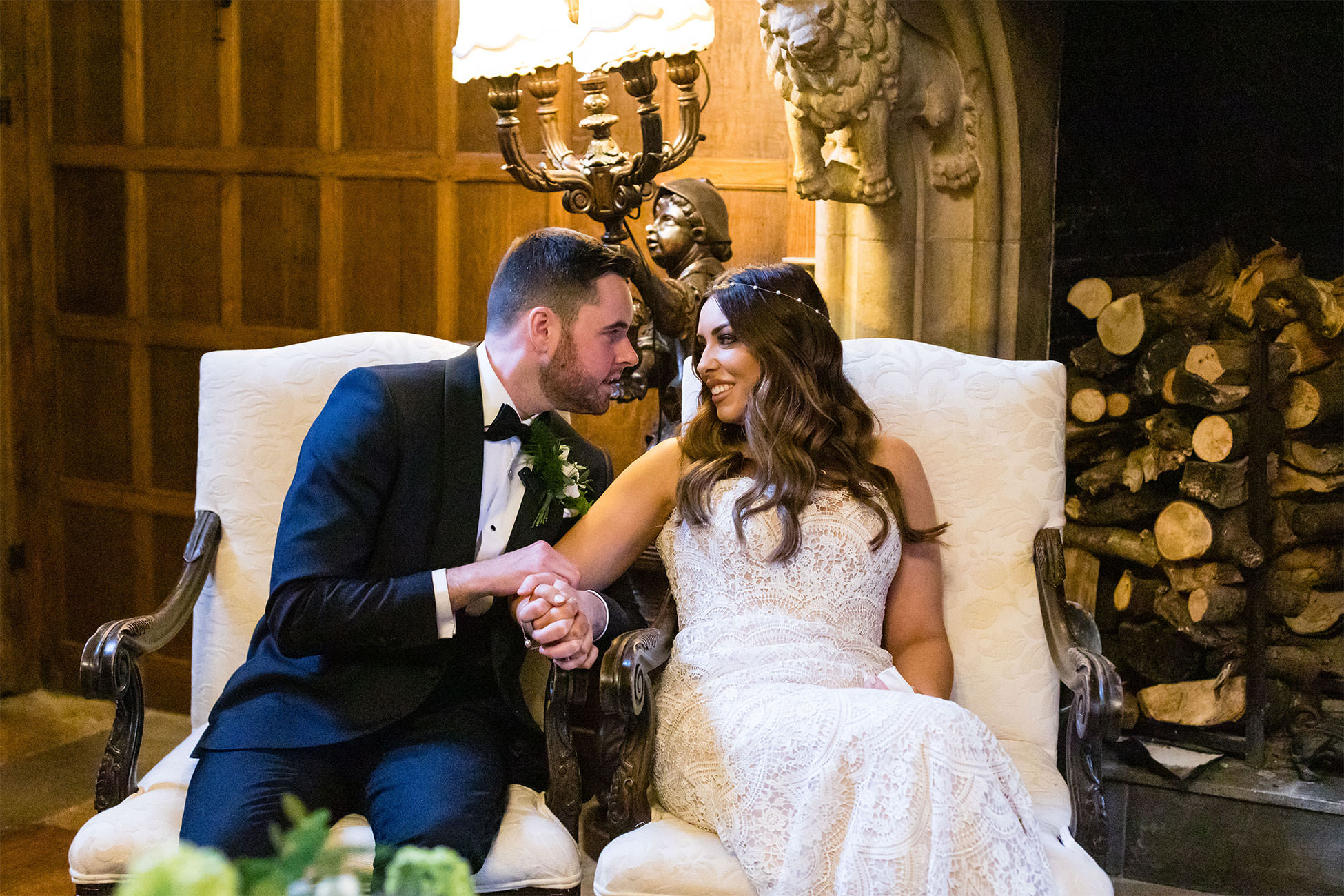 Waterford Castle Christmas Wedding Ceremony Photography Katie Kav
