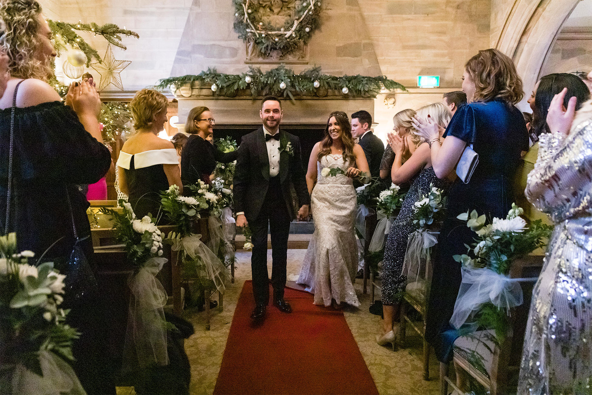 Waterford Castle Christmas Wedding Photography Katie Kav