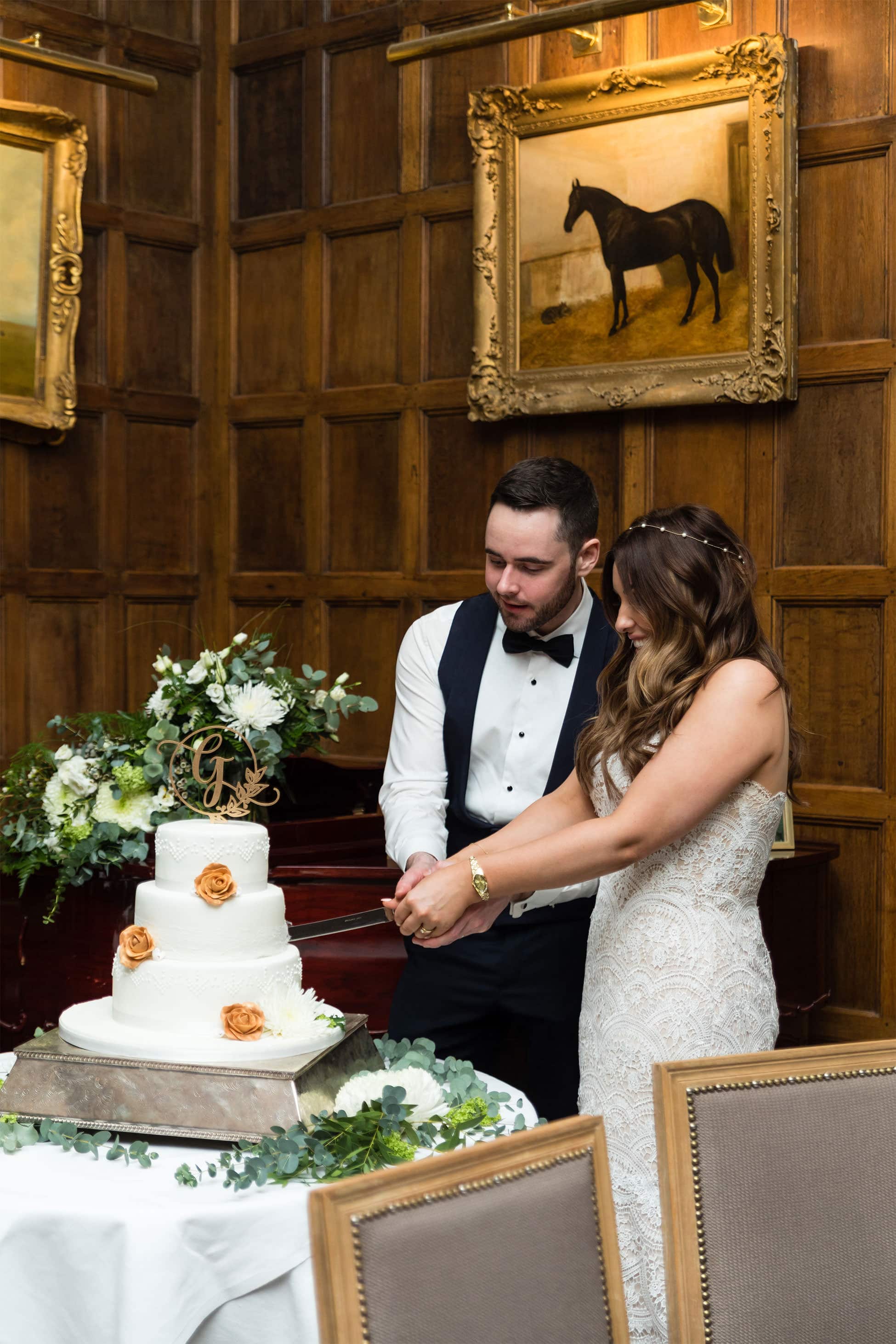 waterford castle wedding reception photography