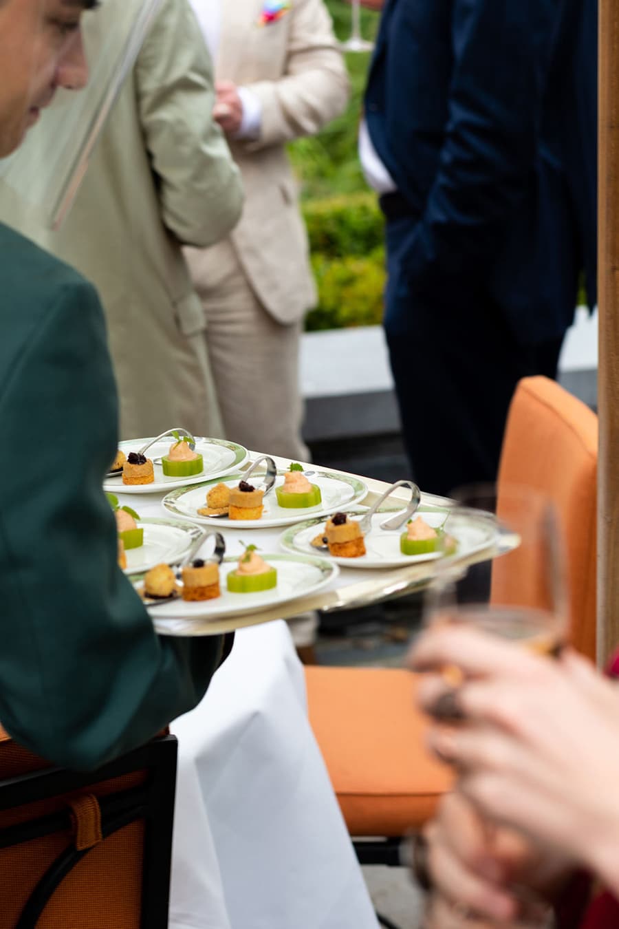 canapes small wedding reception the merrion hotel