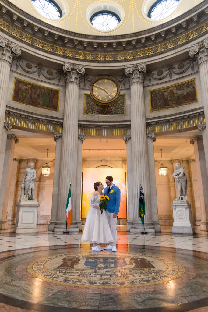 Small Covid-19 Wedding Dublin City Hall