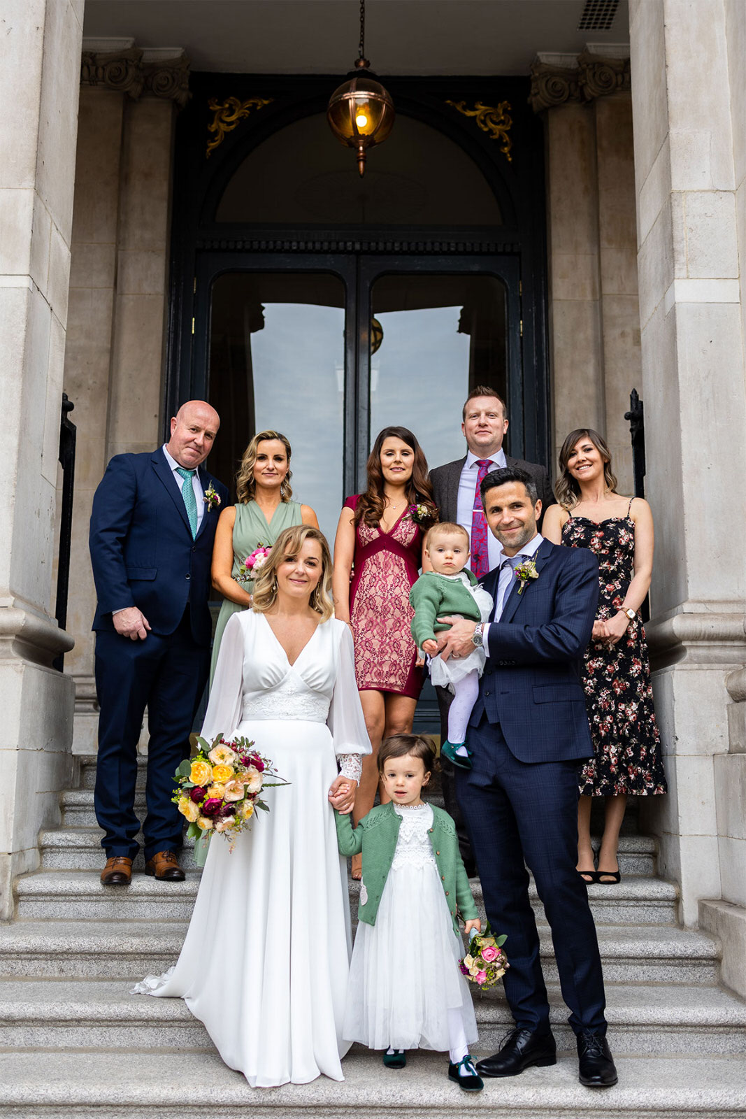small wedding guests Dublin City Hall Shelbourne Hotel Wedding
