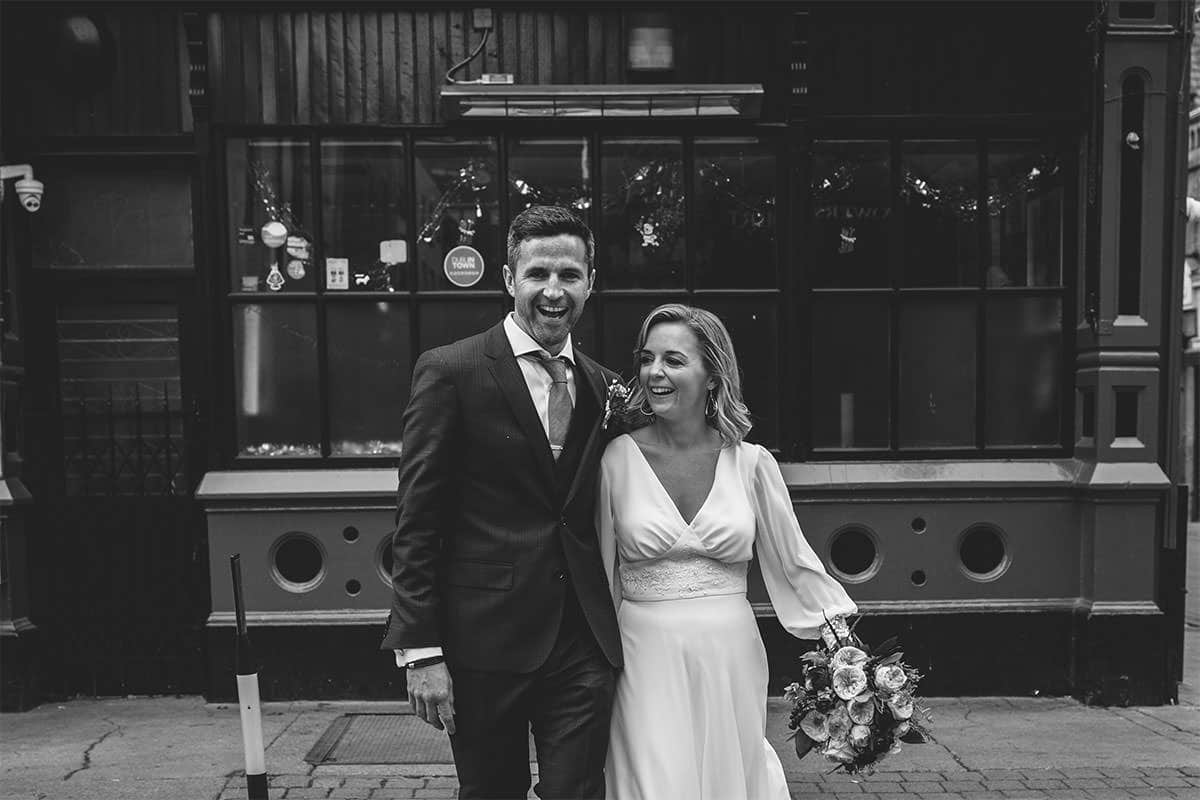 dublin city wedding photos