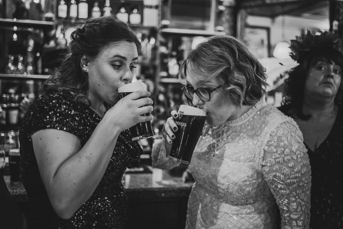 stags head dublin wedding drinks reception