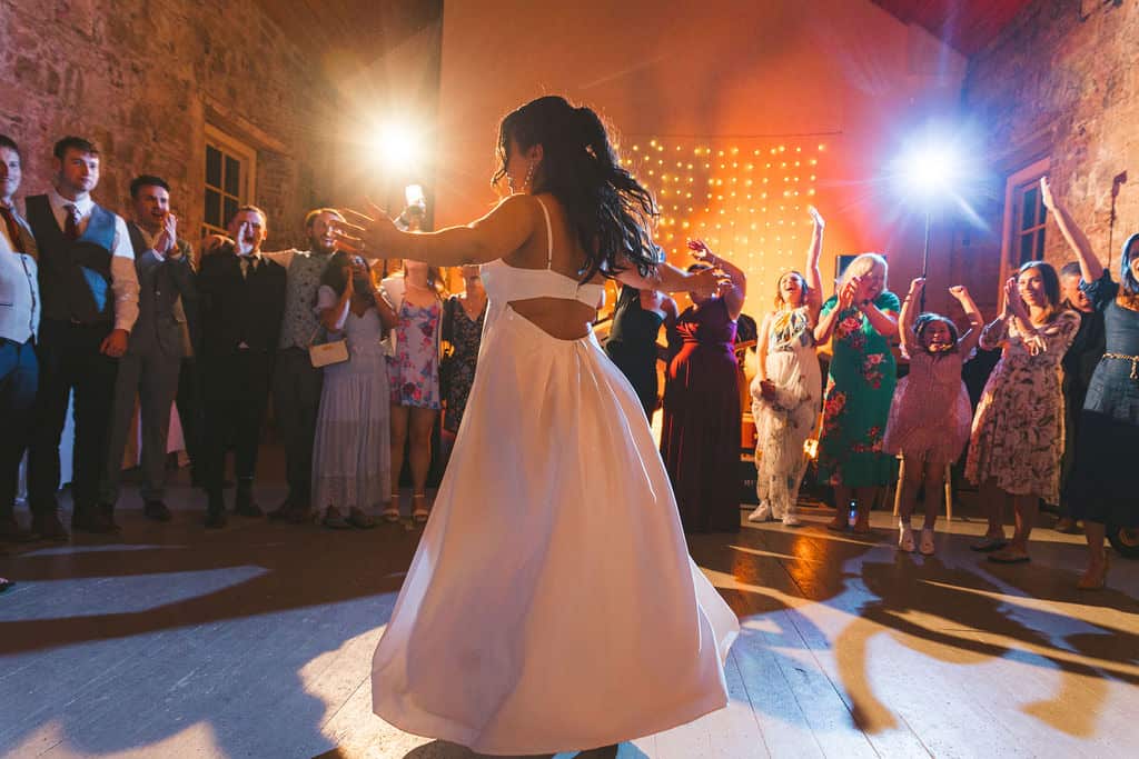 Borris House wedding photographer wedding reception dancing