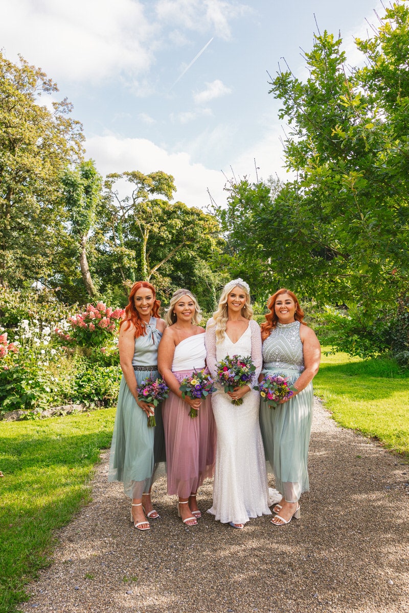 Clonabreany House Wedding Photos - bridesmaids
