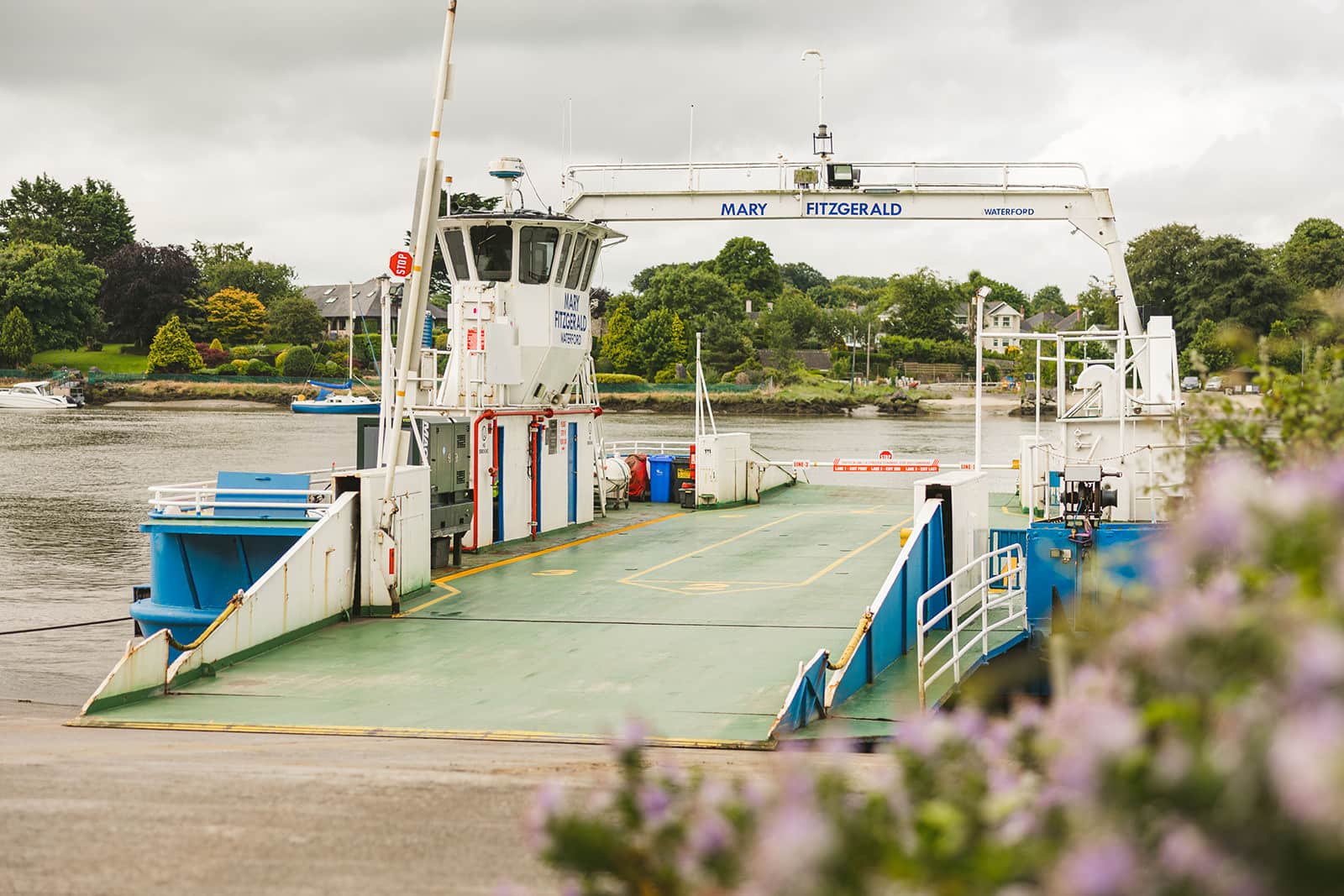 The ferry over to Waterford Castle