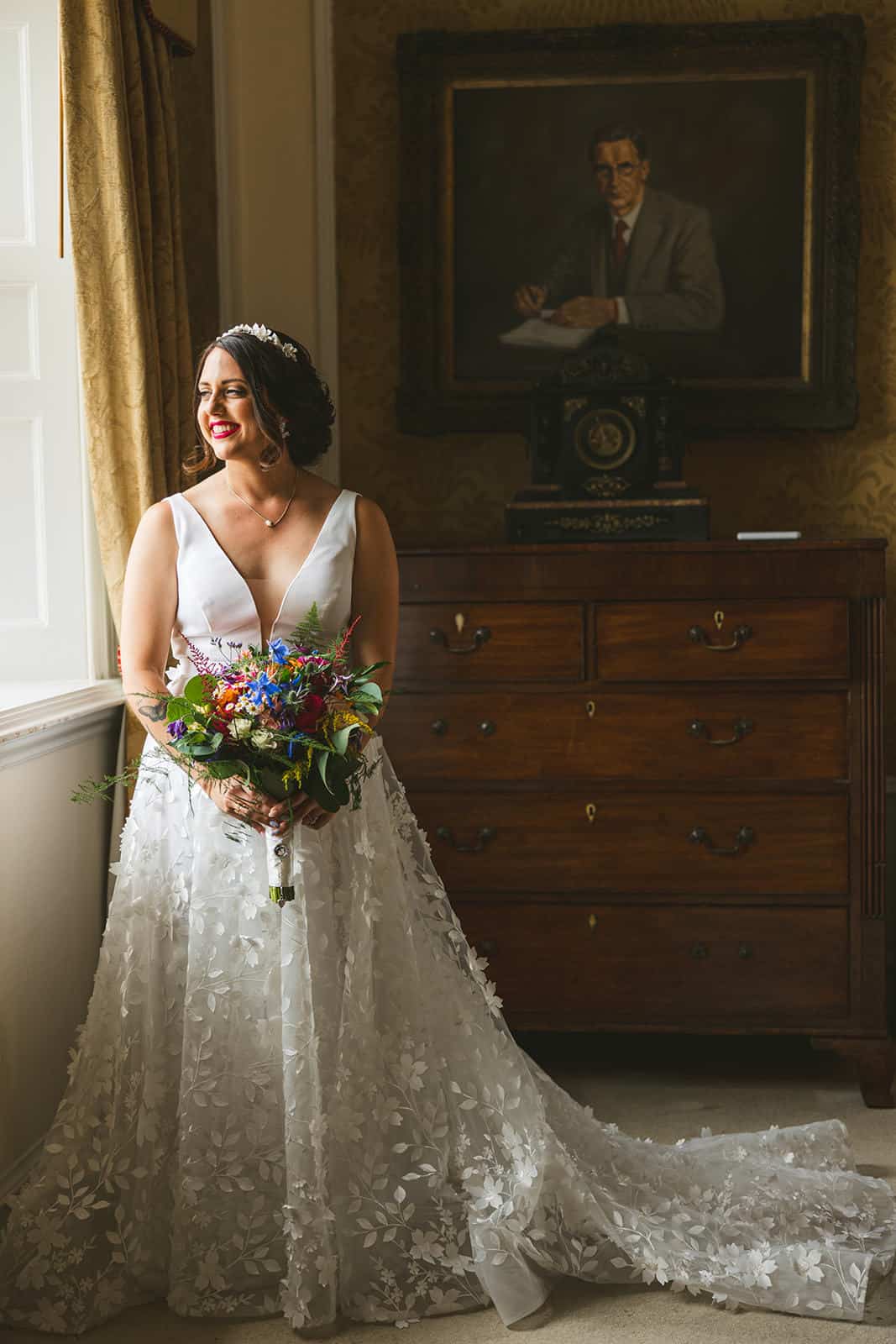 Bridal portraits at Waterford Castle