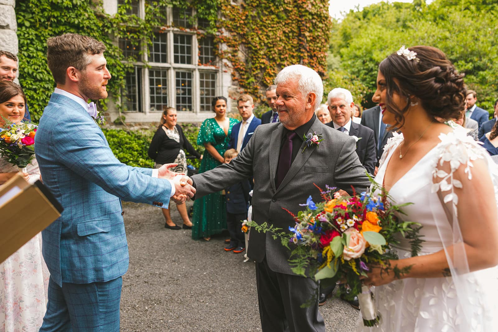 Outdoor Wedding at Waterford Castle